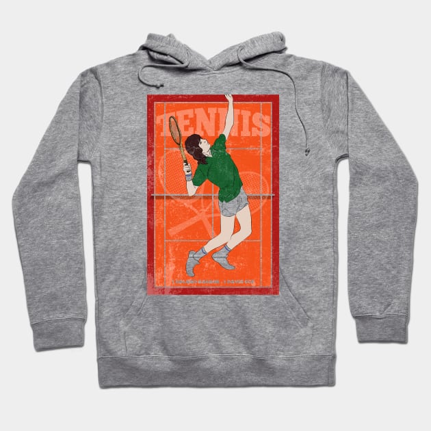 Panatta Tennis Hero Player Vintage Hoodie by TEEWEB